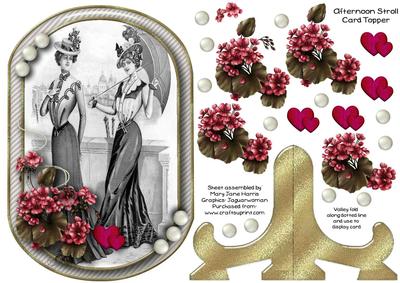 Afternoon Stroll Card Topper 1