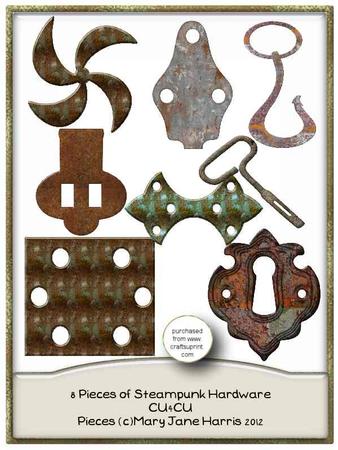 8 Pieces of Steampunk Hardware - Cu4cu