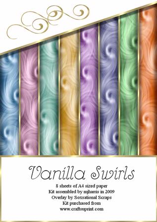 Vanilla Swirls Paper Pack