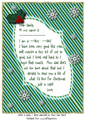 Letter to Santa 2