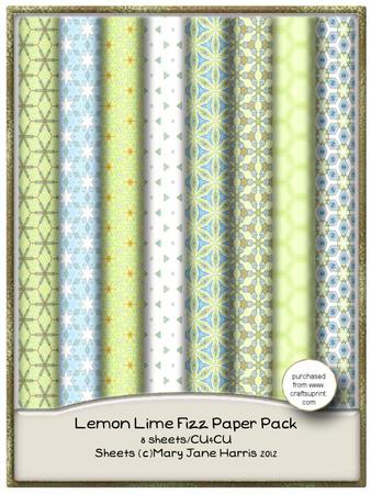 Lemon Lime Fizz Paper Pack - Cu4cu
