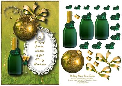 Holiday Cheer Card Topper 2