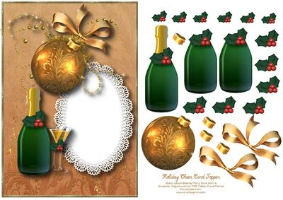 Holiday Cheer Card Topper 4