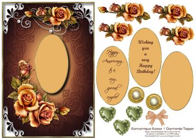 Romantique Roses & Diamonds Topper 1
