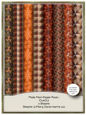 Male Man Paper Pack 1 - Cu4cu