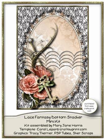 Lace Fantasy Bottom Stacker Mini Kit