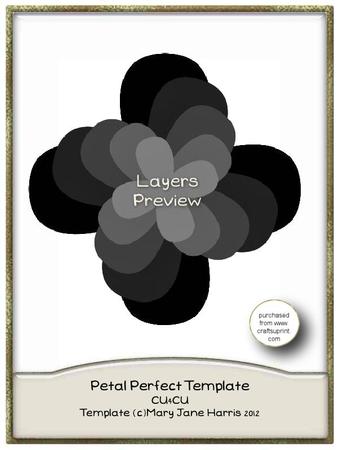 Petal Perfect Stacker Template - Cu4cu