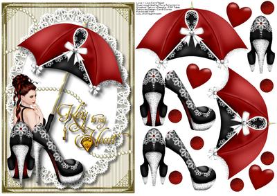 Lace & Love Card Topper 1
