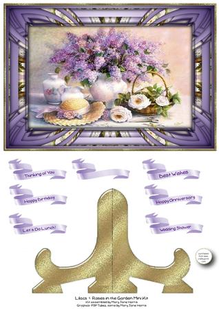 Lilacs & Roses in the Garden Mini Kit