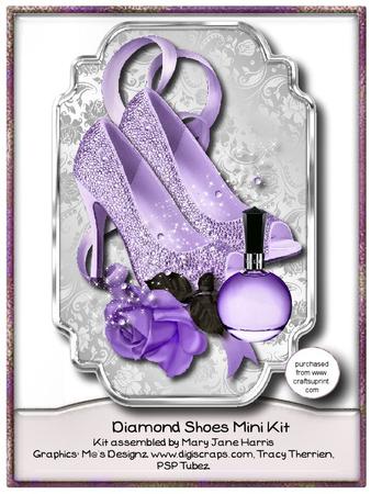Purple Diamond Shoes Mini Kit