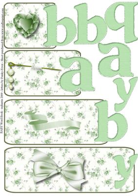 4 Page Baby Word Book 2