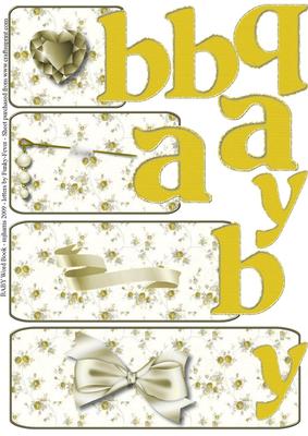 4 Page Baby Word Book 5