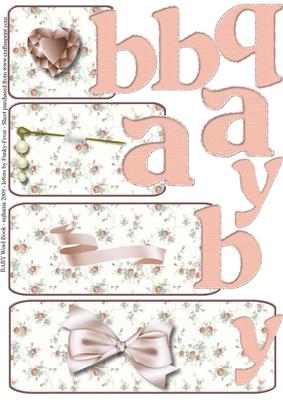 4 Page Baby Word Book 3