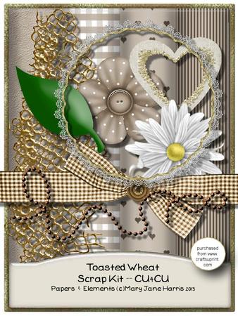 Toasted Wheat Scrap Kit - Cu4cu