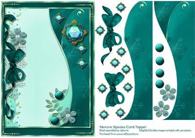 Nature Speaks Card Topper 1