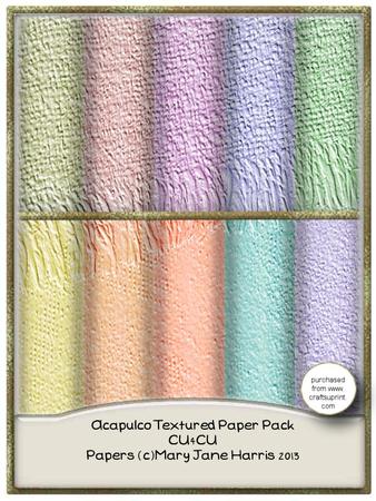 Acapulco Textured Paper Pack - Cu4cu