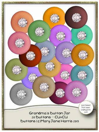 Grandma's Button Jar - Cu4cu