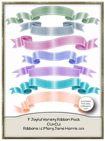 7 Joyful Variety Ribbon Pack - Cu4cu
