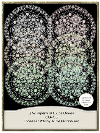 6 Whispers of Lace Doilies 1 - Cu4cu