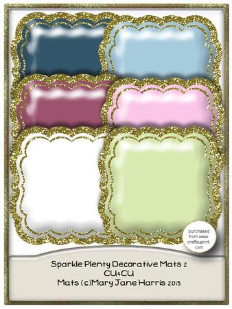 Sparkle Plenty Mats 2 - Cu4cu