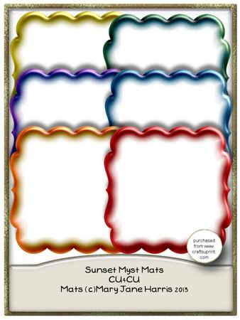 Sunset Myst Mats