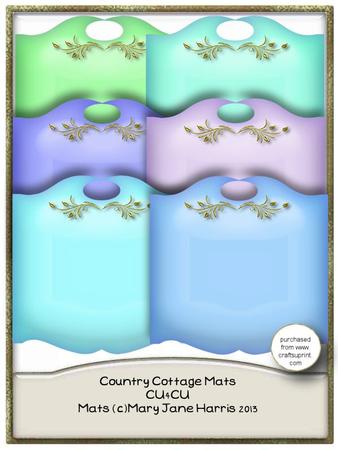 Country Cottage Mats 1 - Cu4cu