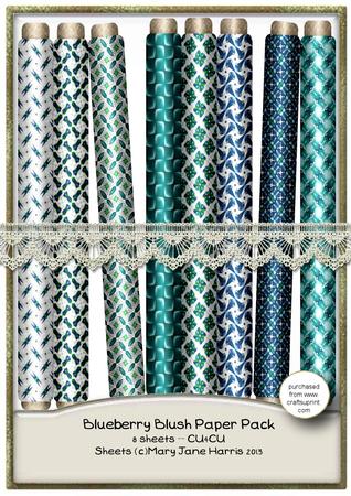 Blueberry Blush Paper Pack - Cu4cu