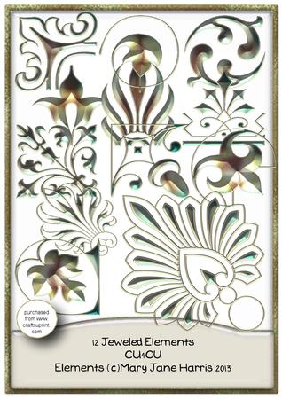 12 Jeweled Elements - Cu4cu
