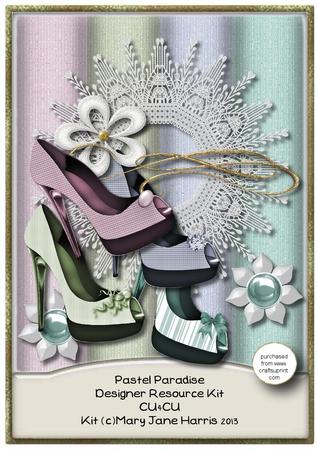 Pastel Paradise Designer Resource Kit - Cu4cu