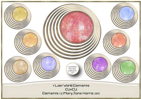9 Lost World Elements - Cu4cu