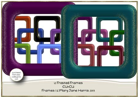 12 Frosted Frames - Cu4cu