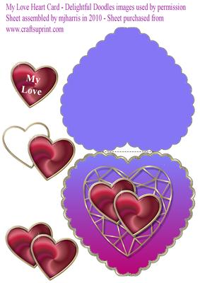 My Love Heart Card