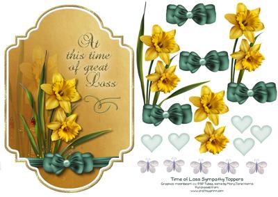 Time of Loss Sympathy Topper