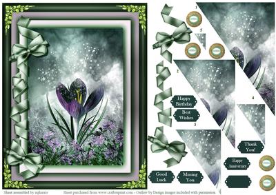 Crocus Fantasy Card Topper