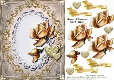 Roses of Promise Card Topper