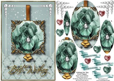 Wishes for You Card Topper 1