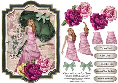 Whispers of Beauty Card Topper 1