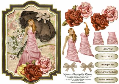 Whispers of Beauty Card Topper 2