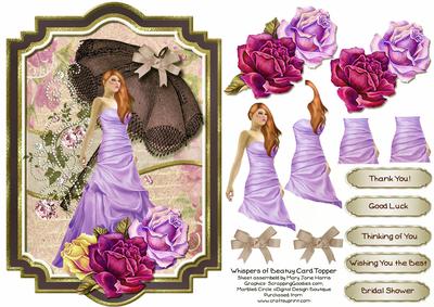Whispers of Beauty Card Topper 3