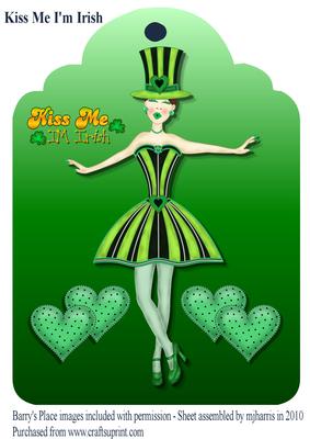 Kiss Me I'm Irish A4