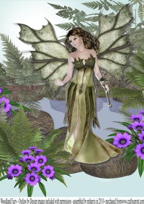 Woodland Fairy A4