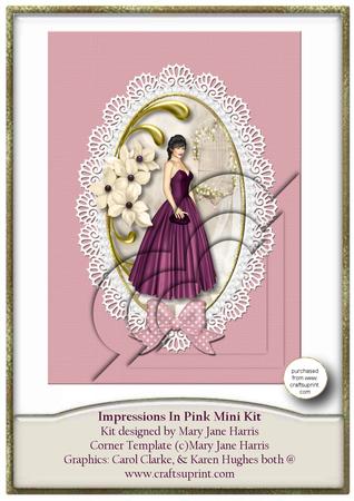 Impressions in Pink Mini Kit