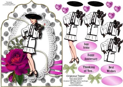 Citylicious Card Topper 2