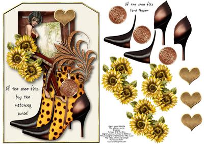 If the Shoe Fits -  Card Topper