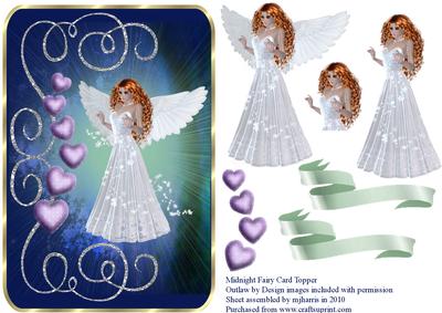 Midnight Fairy Card Topper