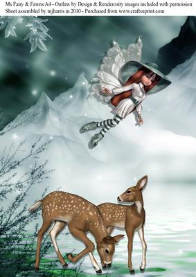 Ms Fairy & Fawns A4