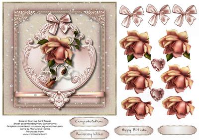 Rose of Promise Card Topper 2
