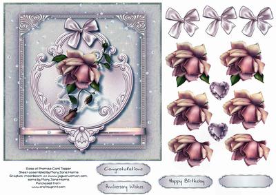 Rose of Promise Card Topper 3