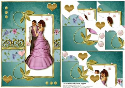 Dance of Romance Double Corner Stacker Topper 2