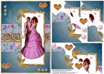 Dance of Romance Double Corner Stacker Topper 3